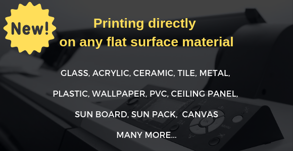 printing on any flat surface